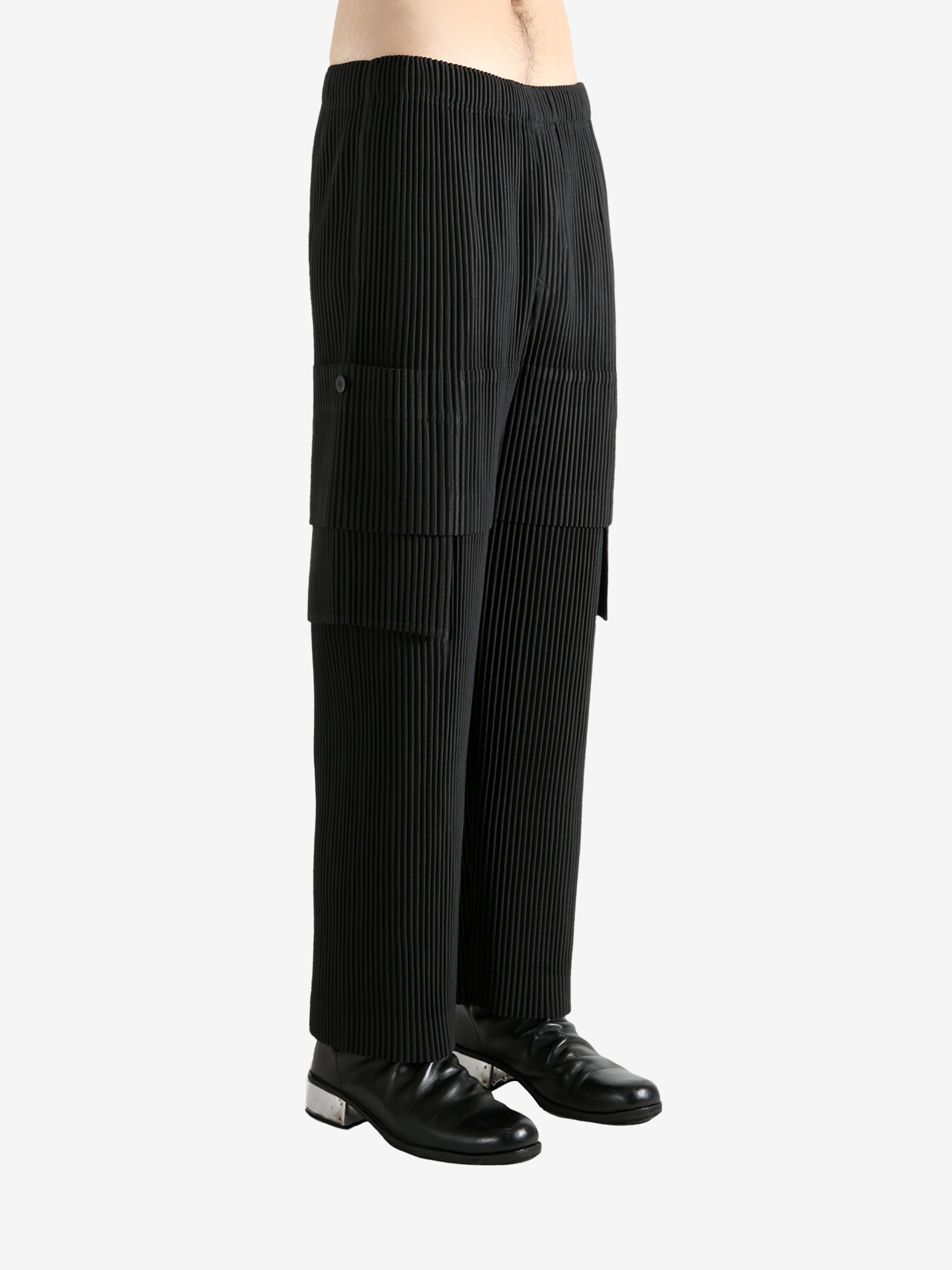 HOMME PLISSE ISSEY MIYAKE - Men Multi-Pocket Pants - 2