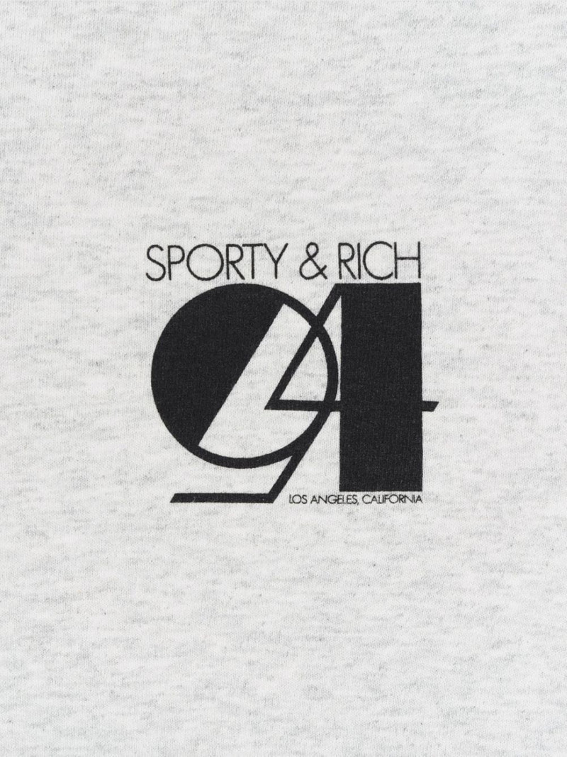 Sporty & Rich Studio logo-print sweatshirt outlook