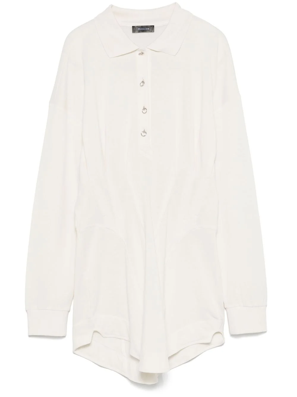 corseted polo mini dress - 1