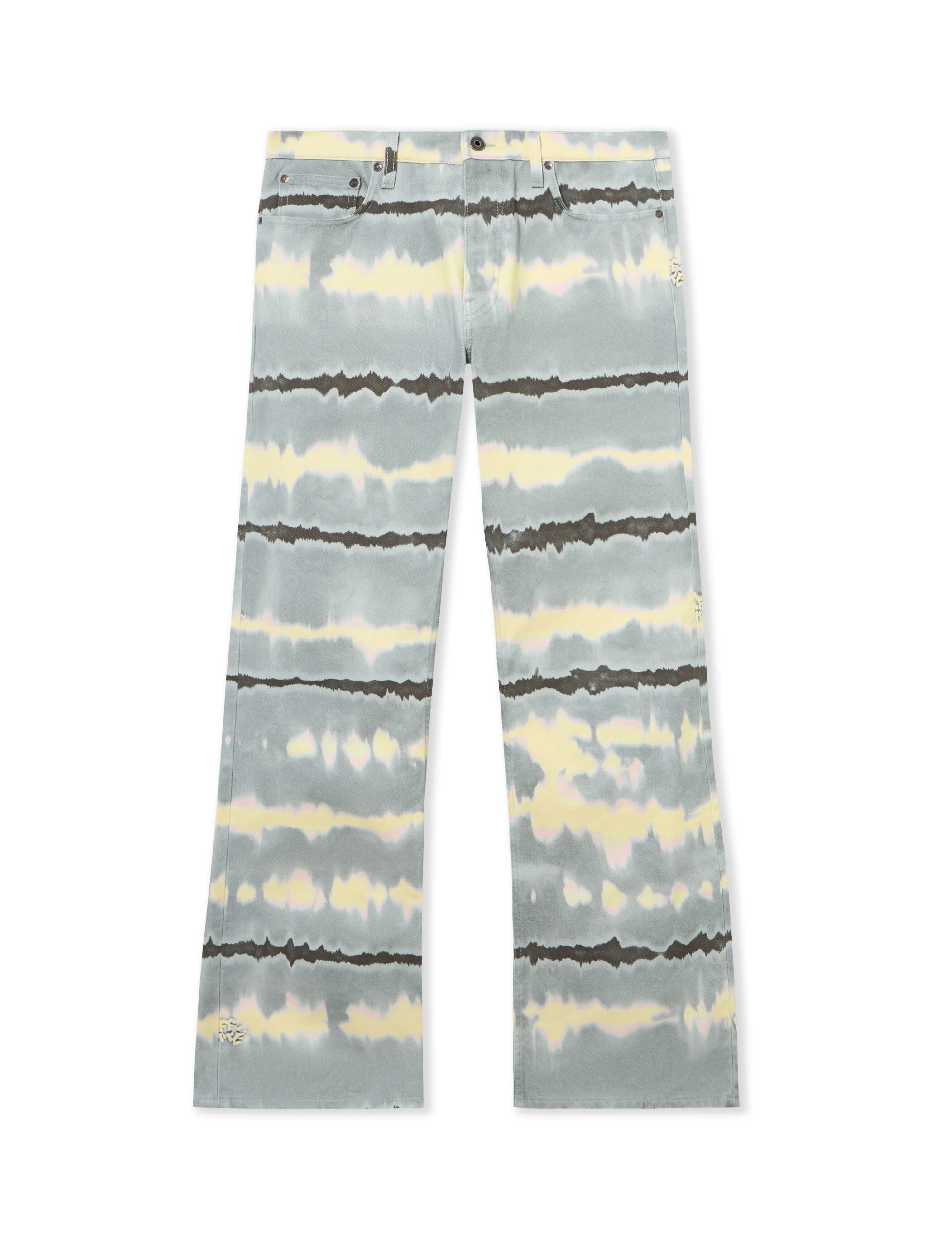 All-over Tie-dye Slim Relax Jeans - 1