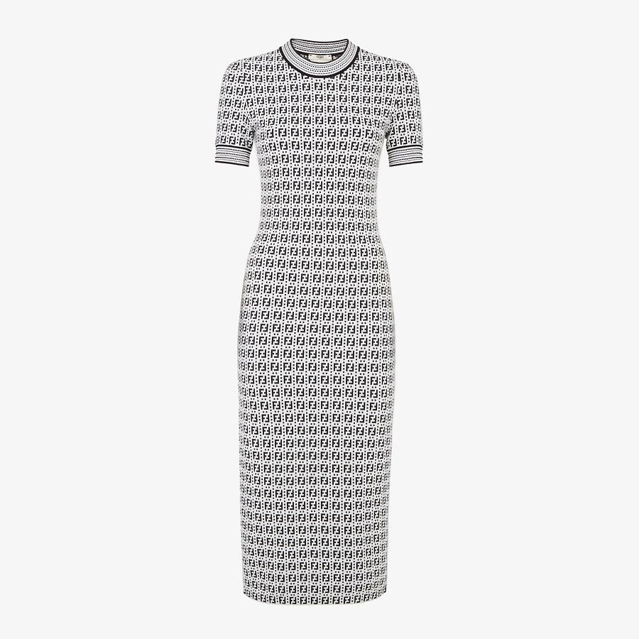 White viscose dress - 1