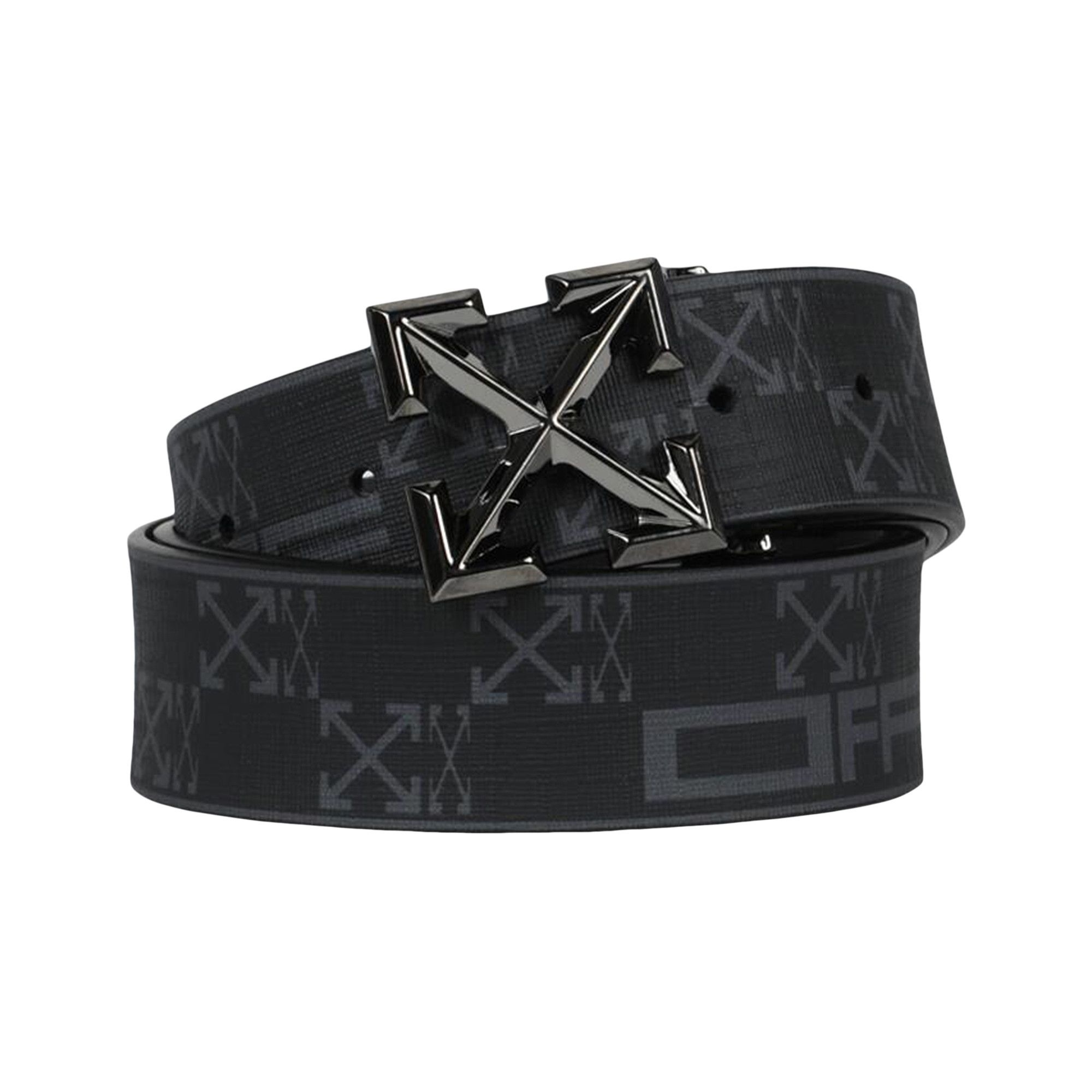 Off-White Monogram Arrow Belt 'Black' - 1