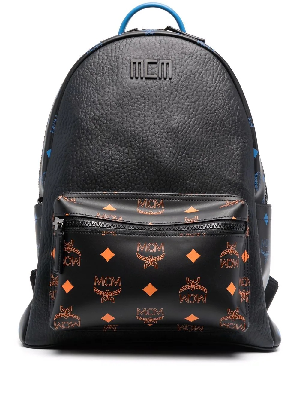 monogram-print zip-fastening backpack - 1