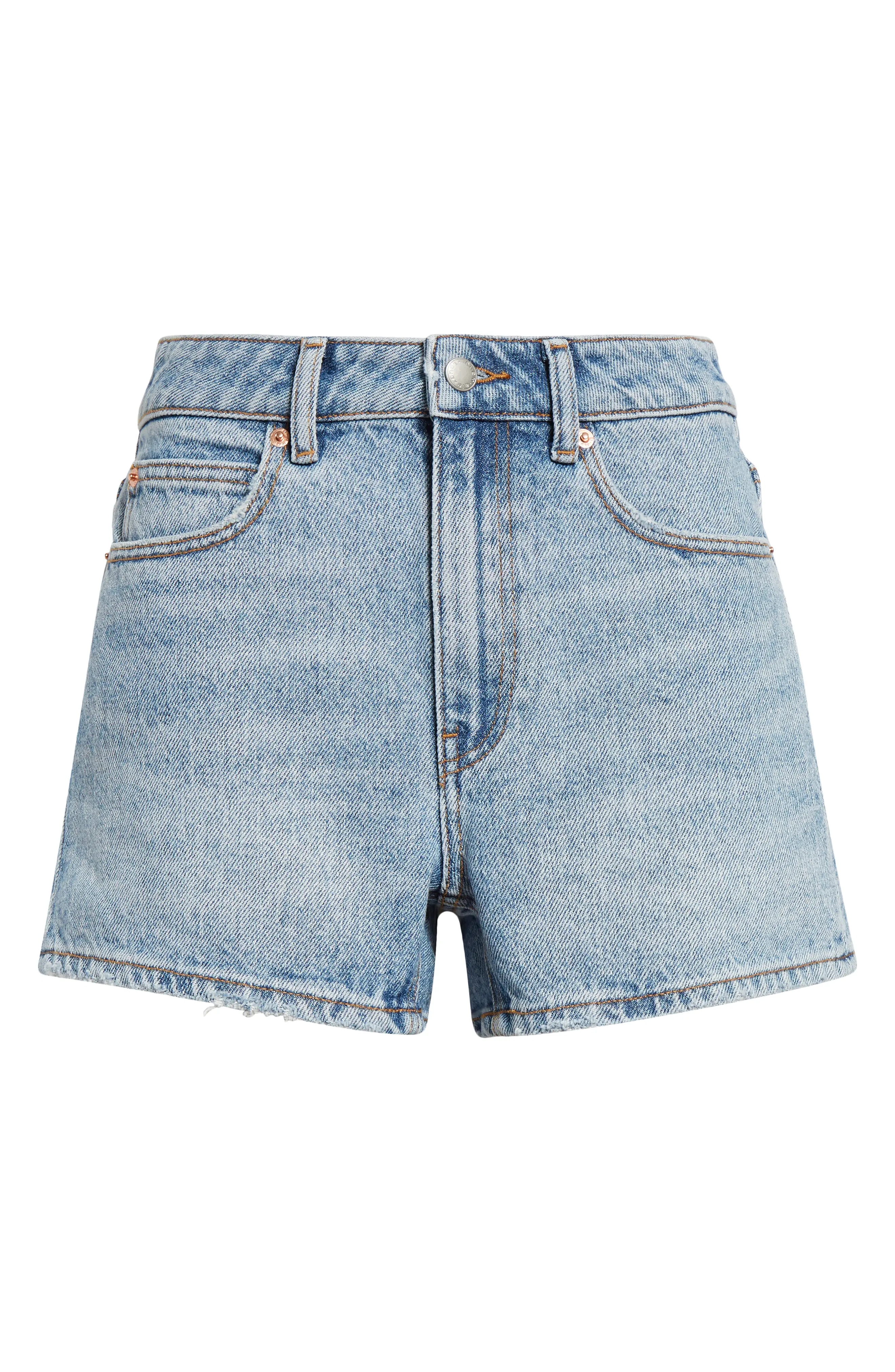 Shorty High Waist Denim Shorts - 5