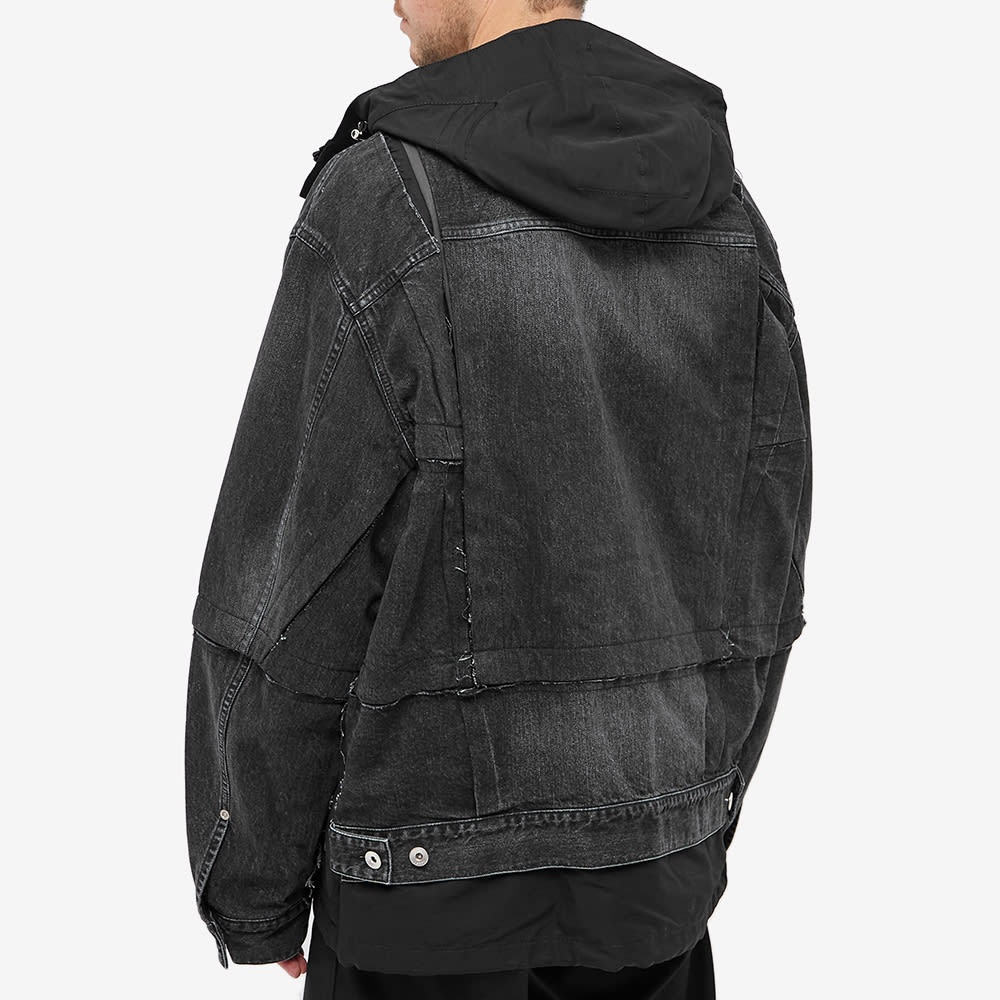 Sacai Denim Hooded Coat - 6