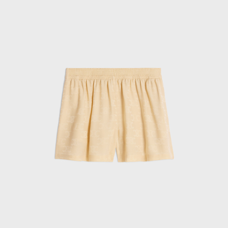 flowing shorts in triomphe silk jacquard 1