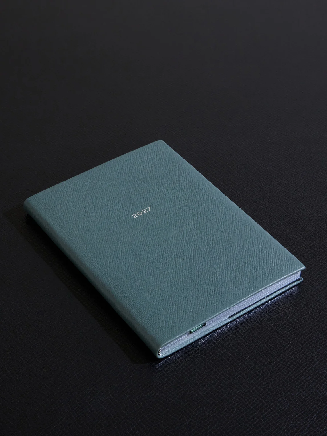 2027 Soho Panama Cross-Grain Leather Diary - 1