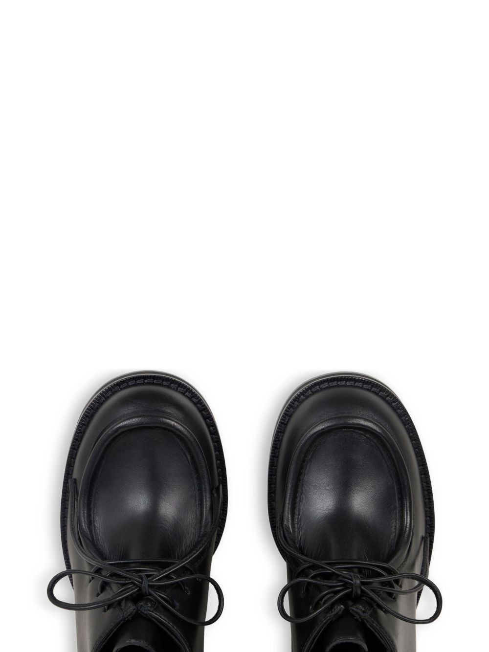 75mm lace-up leather derby shoes - 3