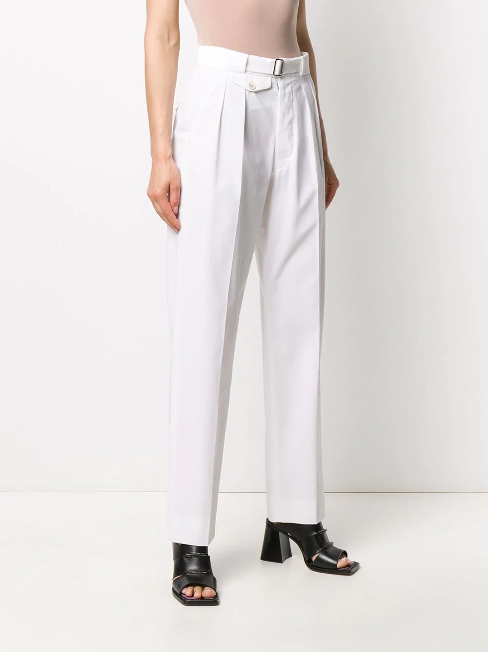 tailored straight-leg trousers - 3