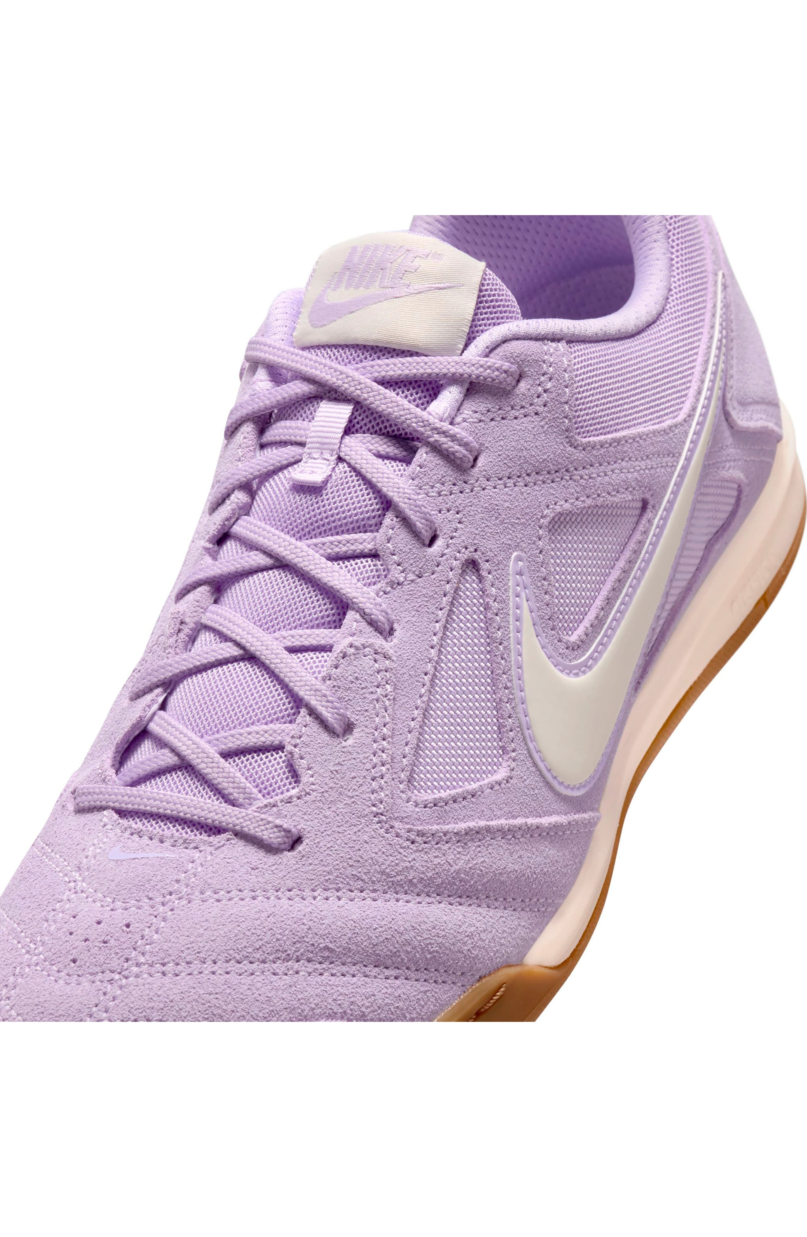 Nike Gato Soccer Sneaker in Hydrangeas/Soft Pearl/Brown at Nordstrom - 8