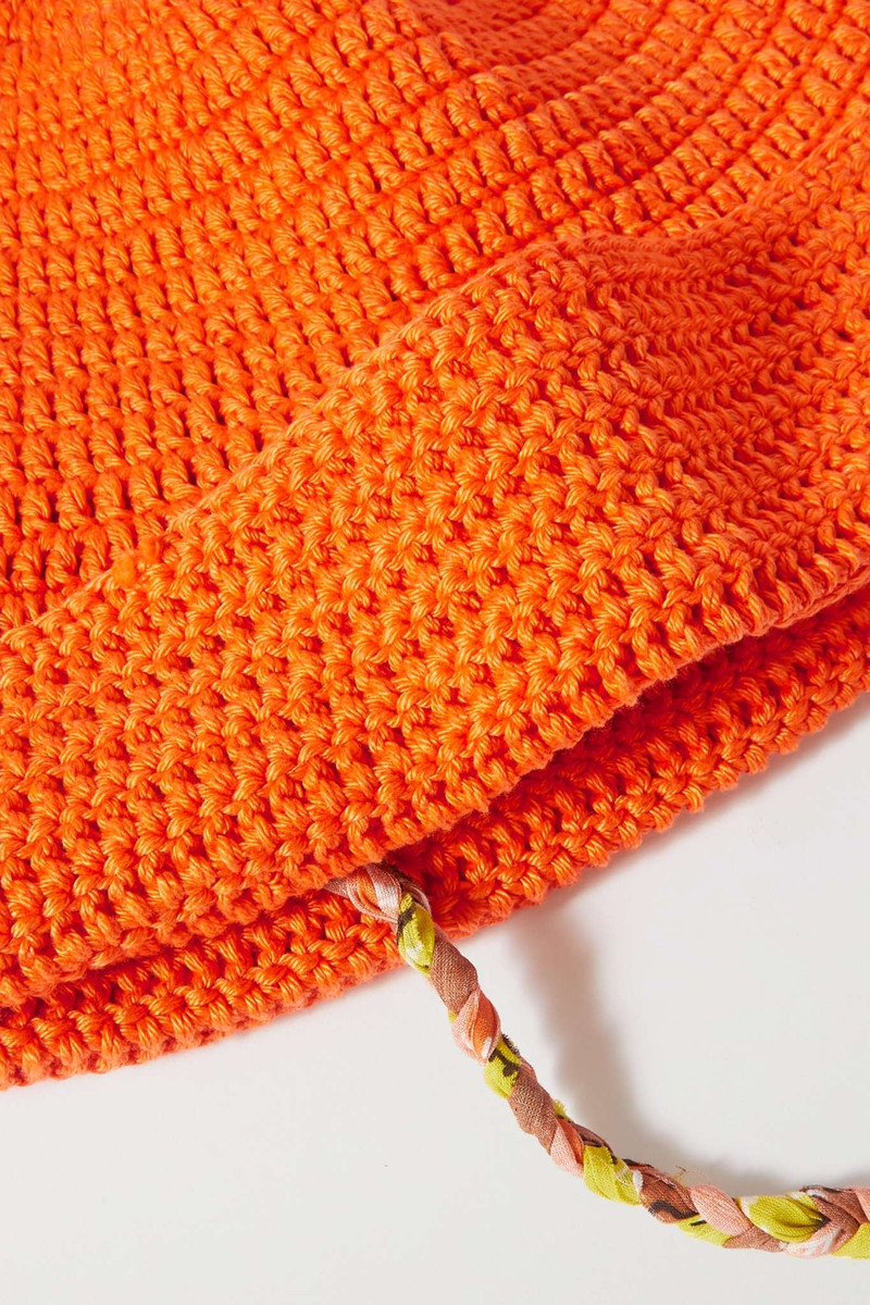Beach Break crocheted cotton hat 3