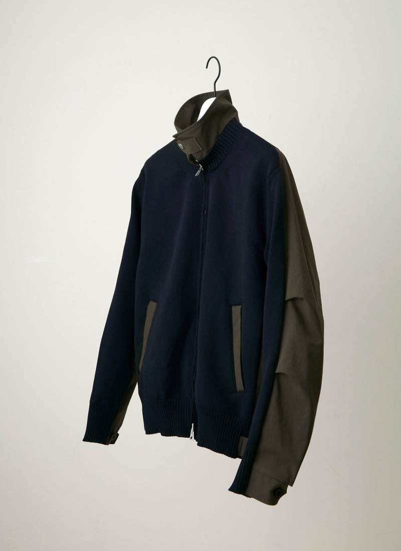 Weathercloth x Knit Blouson 1