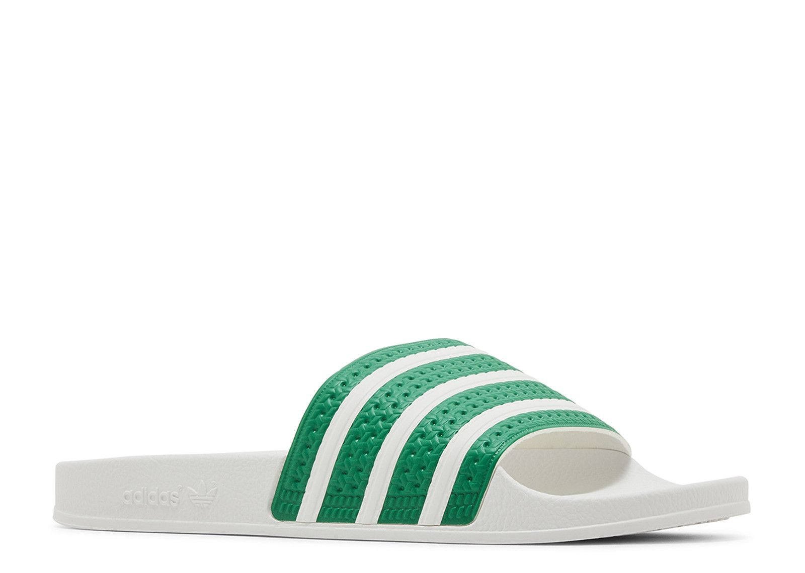 ADILETTE SLIDES 'GREEN WHITE' - 2