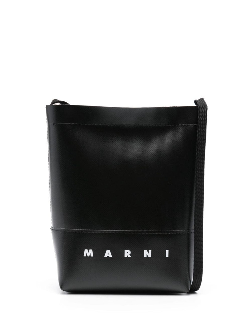 logo-print crossbody bag 1