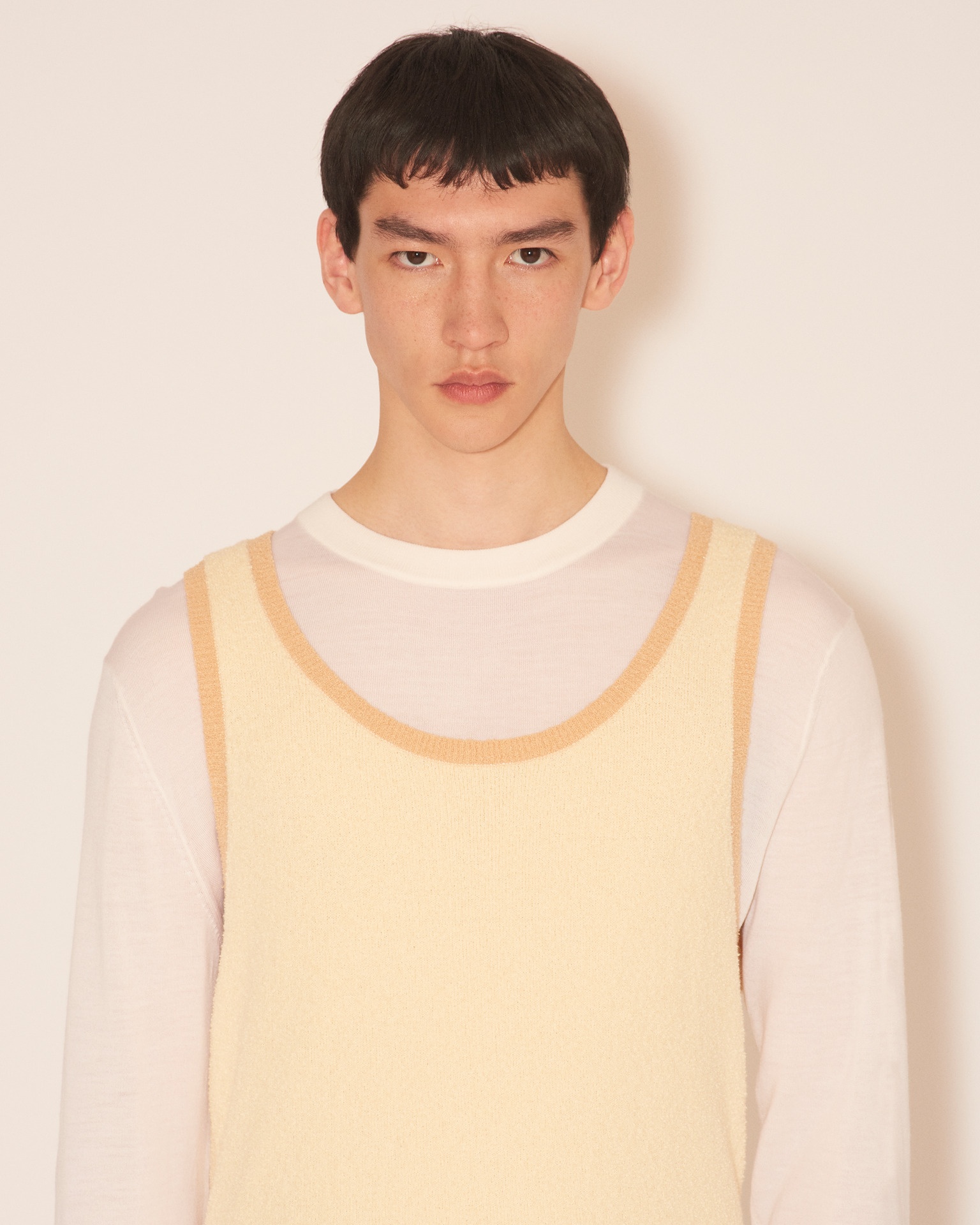 BASTEN - Terry cloth tank top - Light colourblock - 5