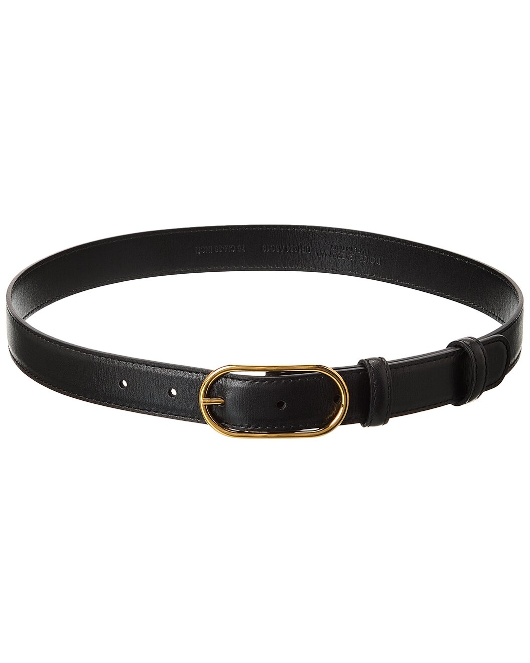 Dolce & Gabbana Buckle Strap Leather Belt - 1