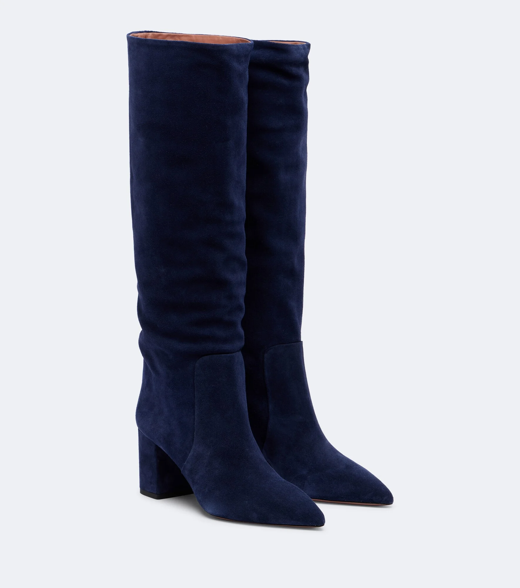 Anja suede knee-high boots - 1