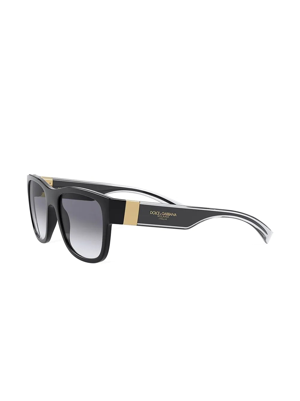 gradient rectangular-frame sunglasses - 2