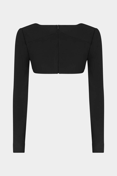 DSQUARED2 ICON LONG SLEEVES CROP TOP outlook