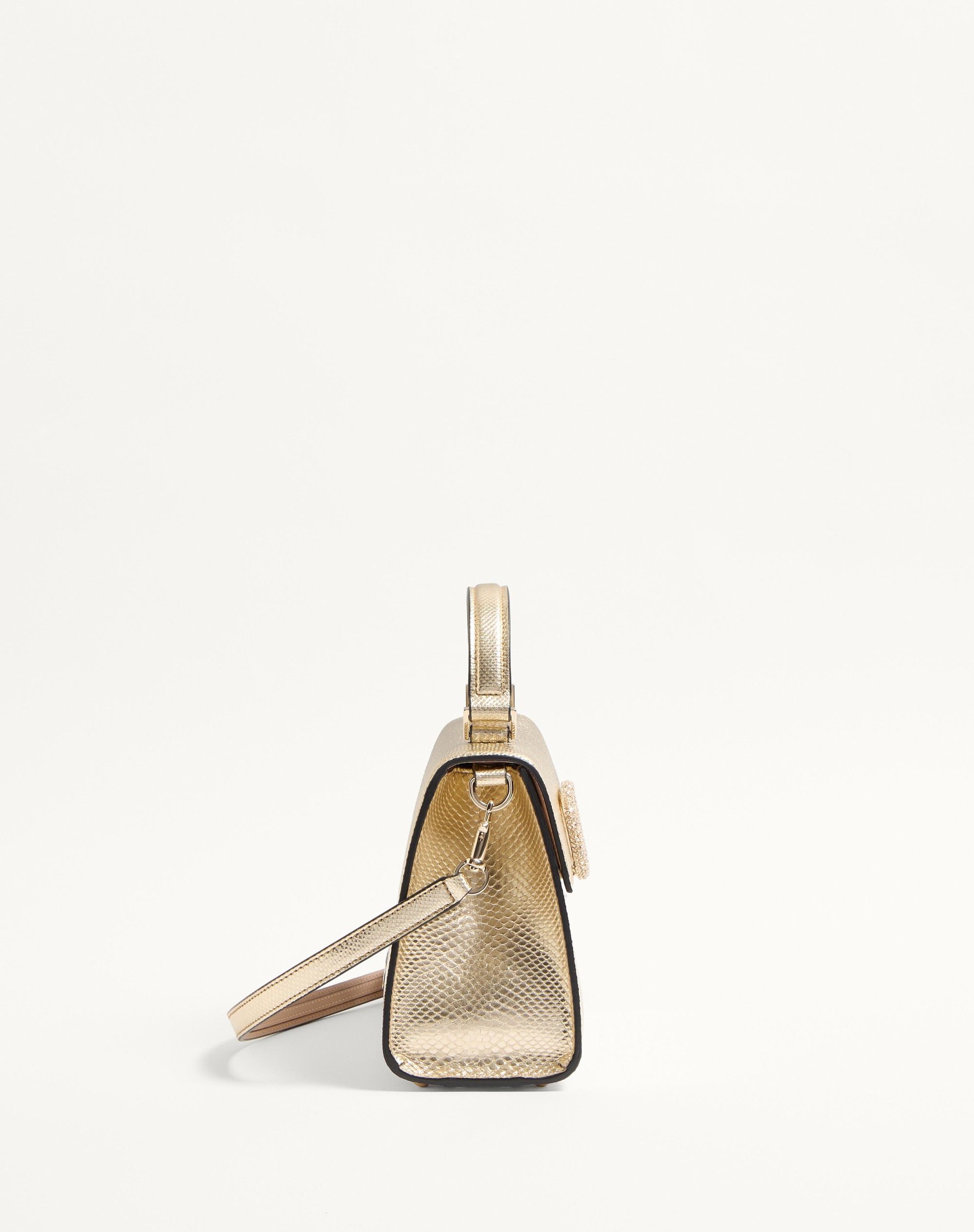 SMALL VALENTINO GARAVANI VSLING HANDBAG IN METALLIC KARUNG - 3