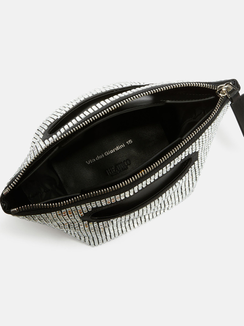 ''VIA DEI GIARDINI 15'' BLACK TOTE BAG 4
