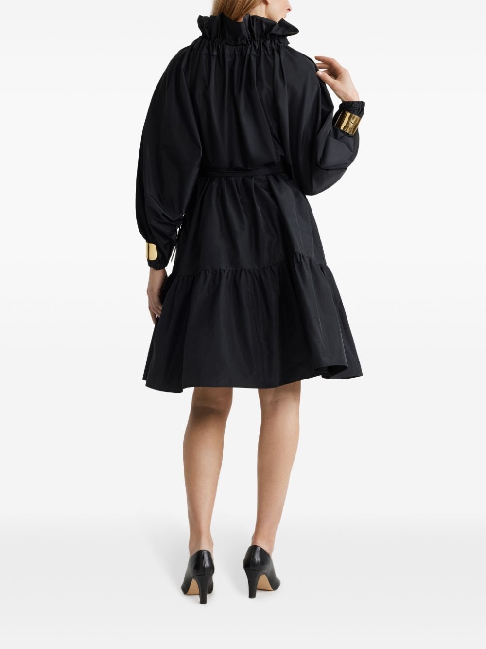 Iconic Drawstring faille mini dress - 3