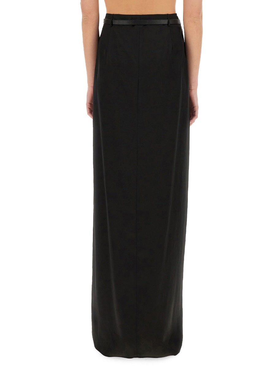 Tom Ford Women Maxi "Wrap" Skirt With Belt - 3