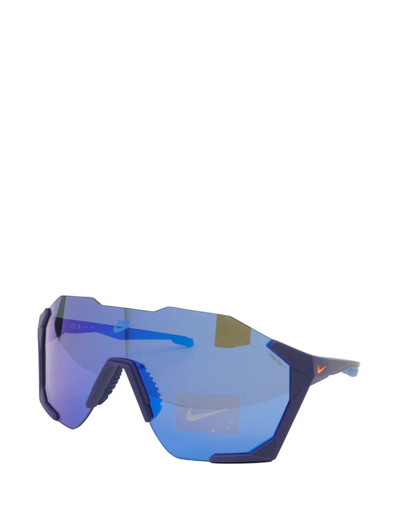 Nike Charged Shield geometric-frame sunglasses outlook