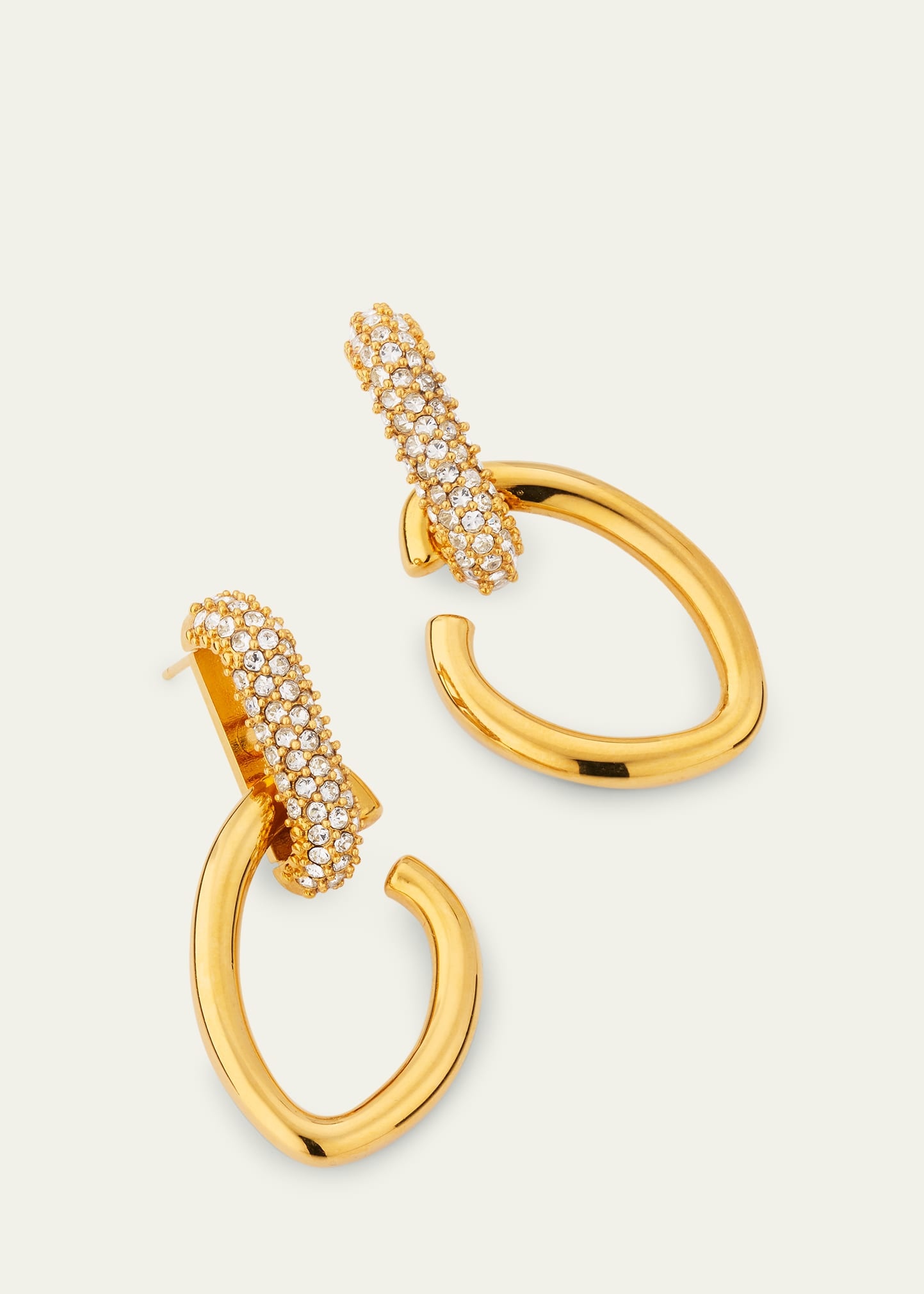Pave O Drop Earrings - 3