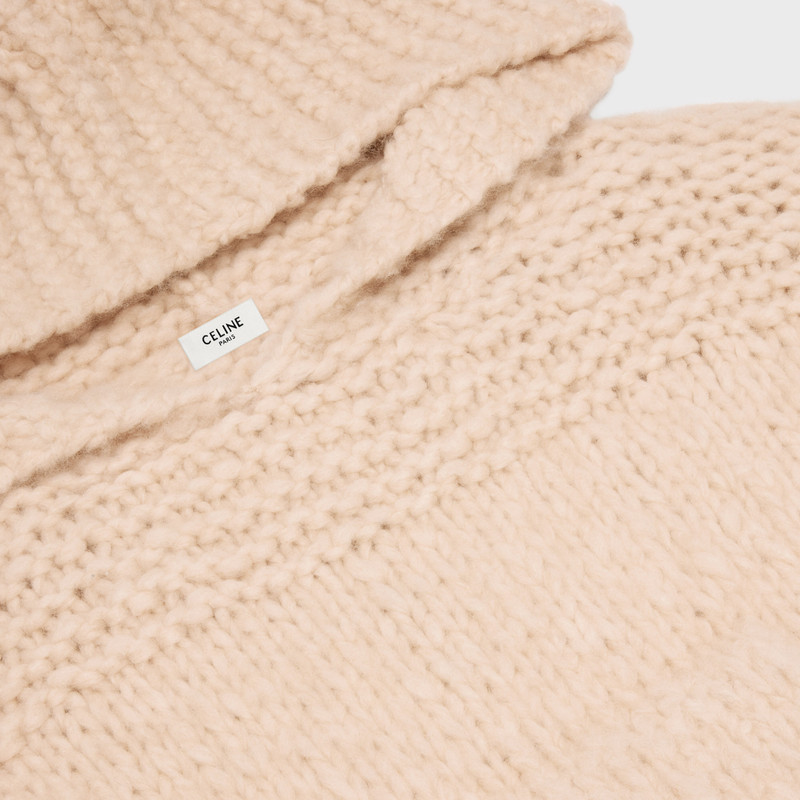 Hooded sweater in cashmere wool 3