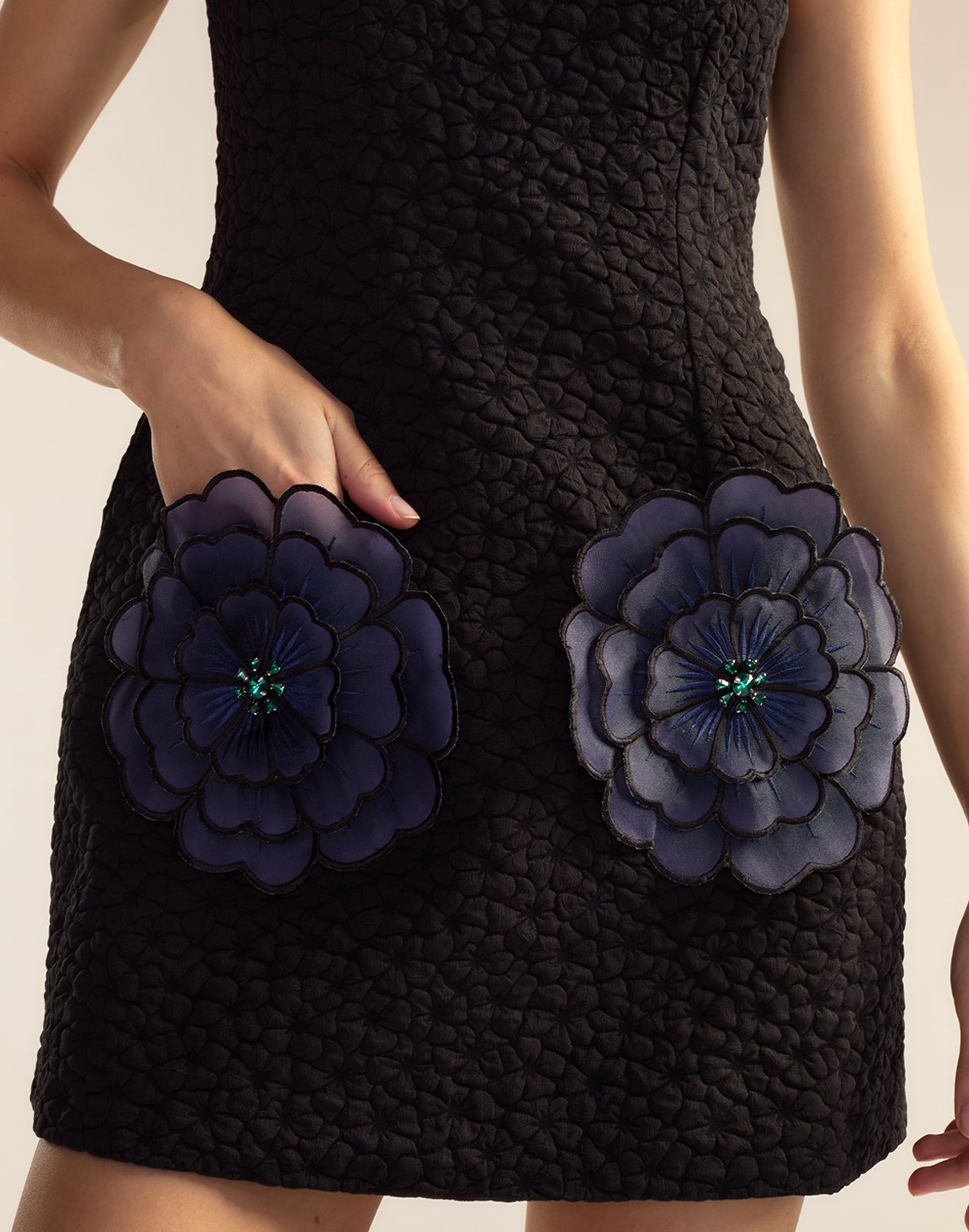 Daphne Jacquard Dress - 7