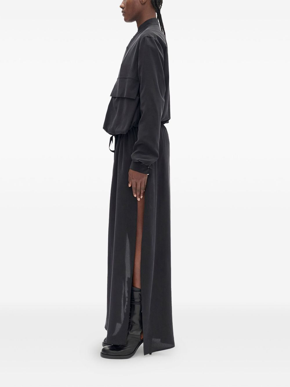 drawstring maxi dress - 3