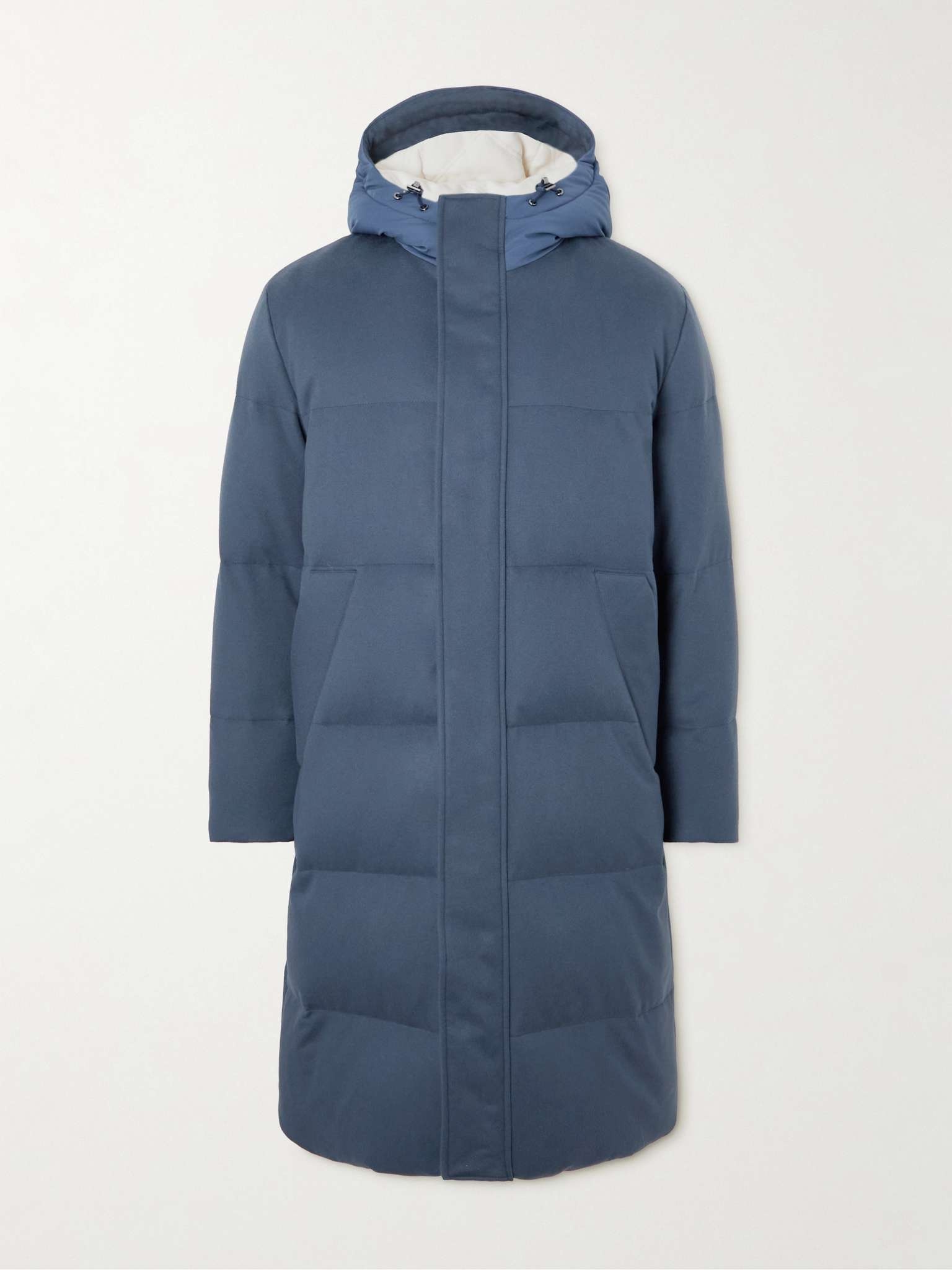 Quilted Cashmere Down Parka - 1