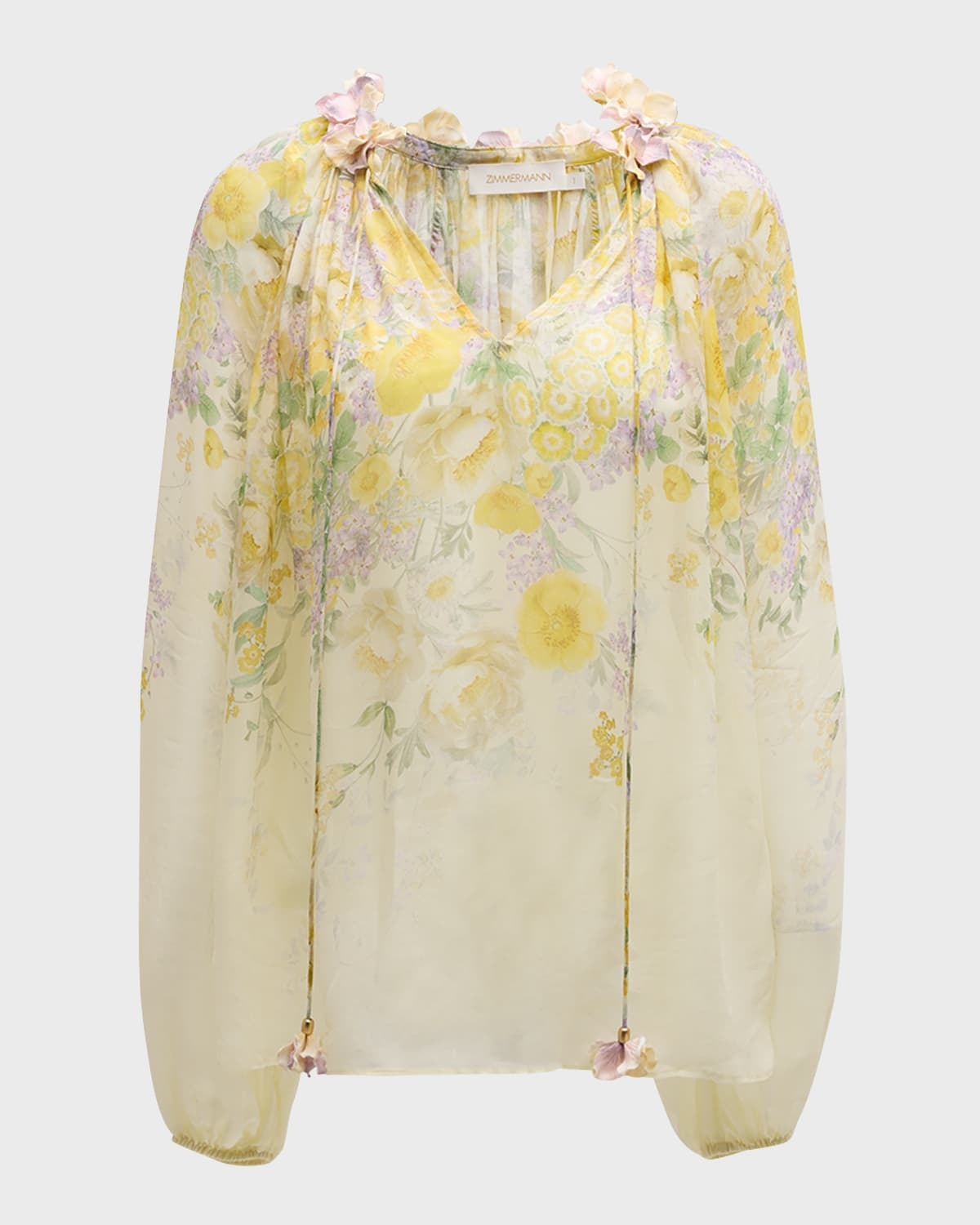 Harmony Floral Billow Blouse - 1