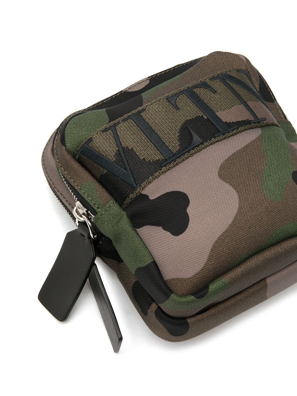 VLTN camouflage print messenger bag - 4