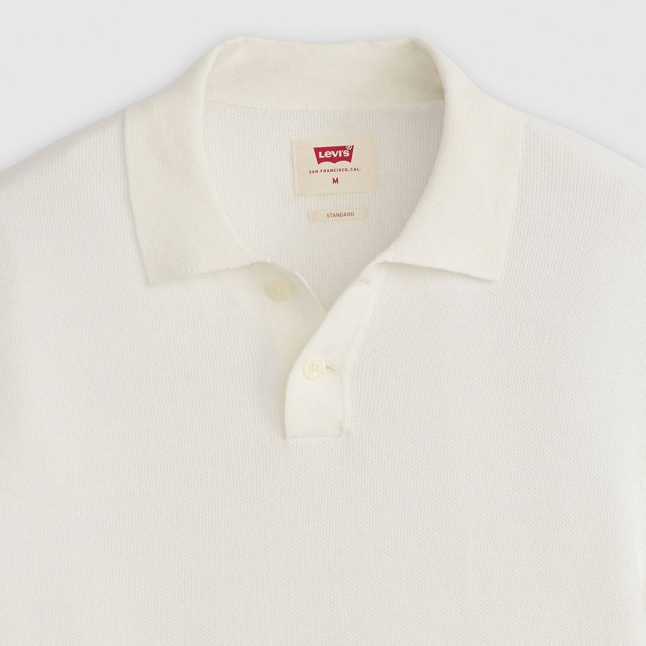 COTTON LINEN SWEATER KNIT POLO SHIRT - 6
