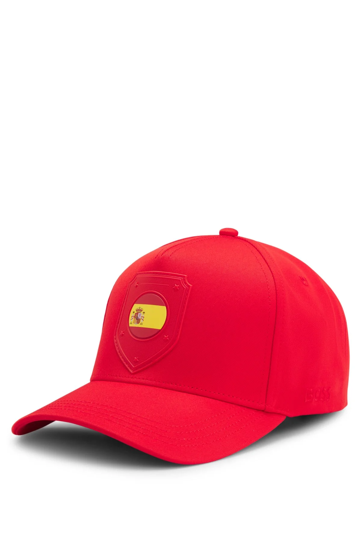 LOGO CAP IN LUSTROUS TWILL WITH COUNTRY-FLAG BADGE - 1