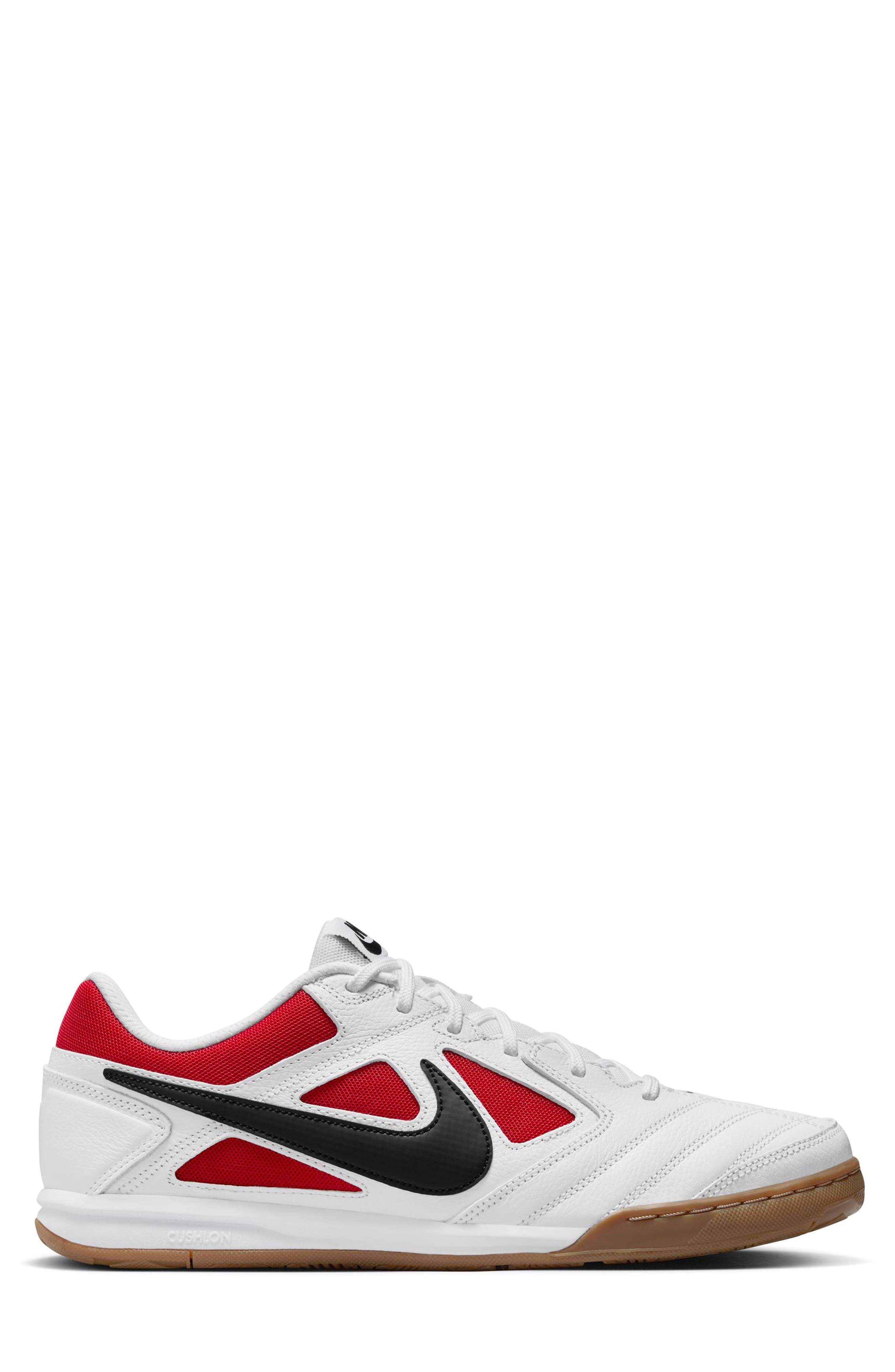 Nike Gato Soccer Sneaker in White/Black/Red/Dark Brown at Nordstrom - 2