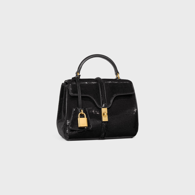 CELINE MINI 16 IN SEQUINS AND CALFSKIN outlook