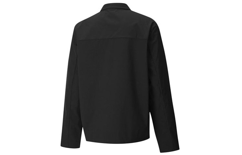 PUMA Puma x The Hundreds Long Sleeve Zip Up Chore Jacket 'Black' 598310-01 outlook