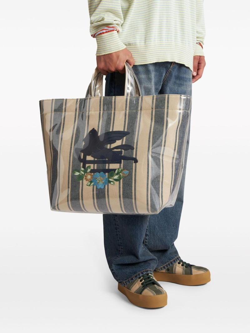 Etro logo-appliquÃ© tote bag outlook
