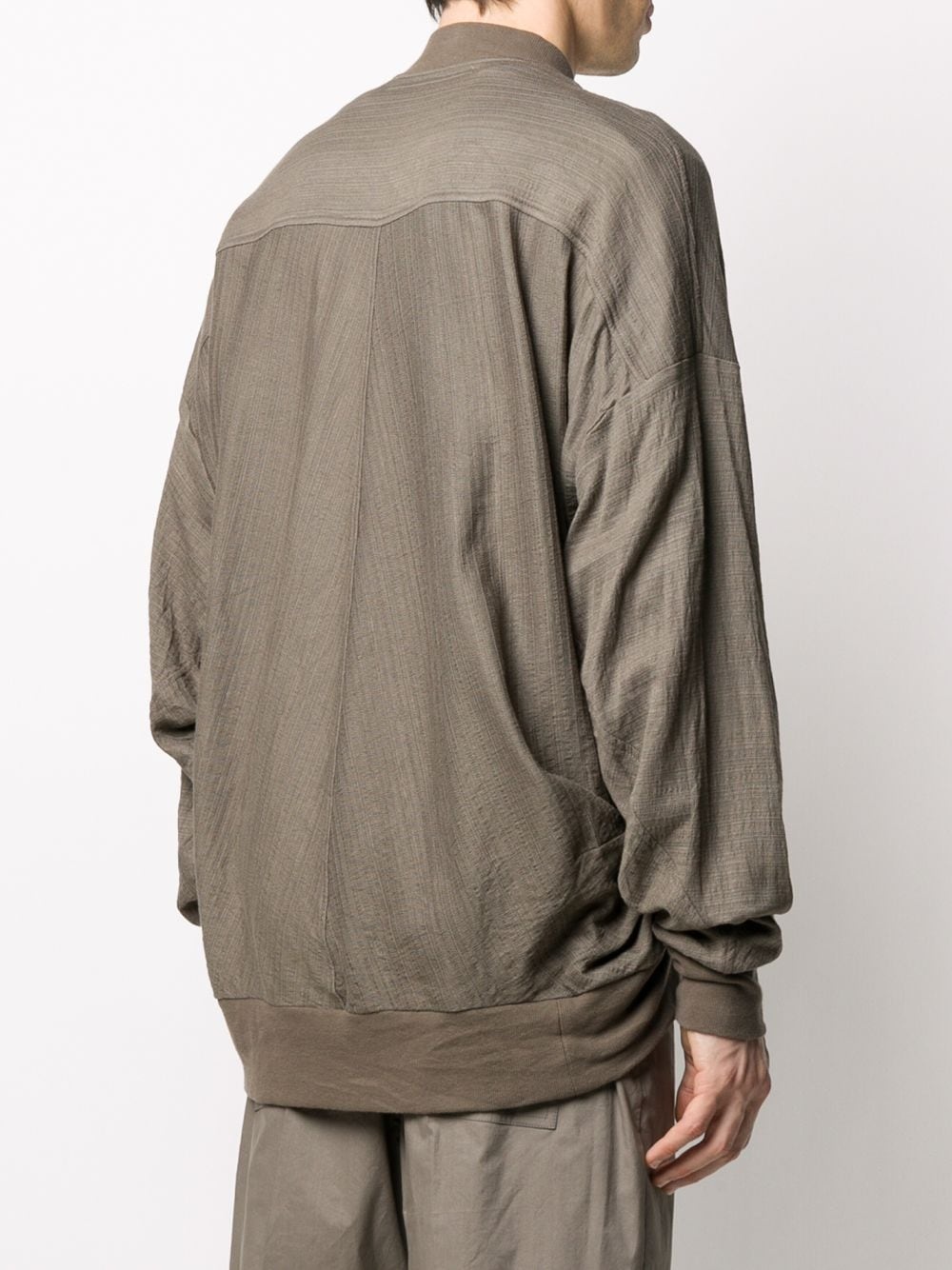 draped bomber jacket - 4