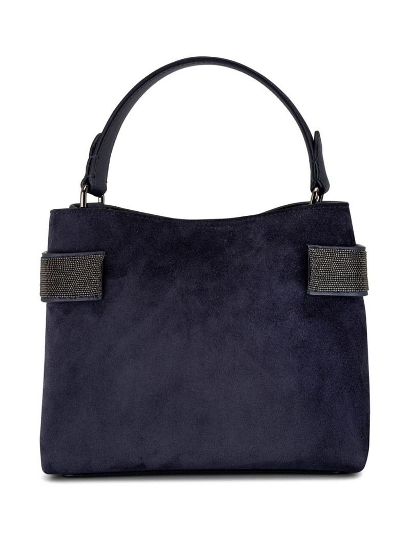 Brunello Cucinelli Monili chain-embellished tote bag outlook