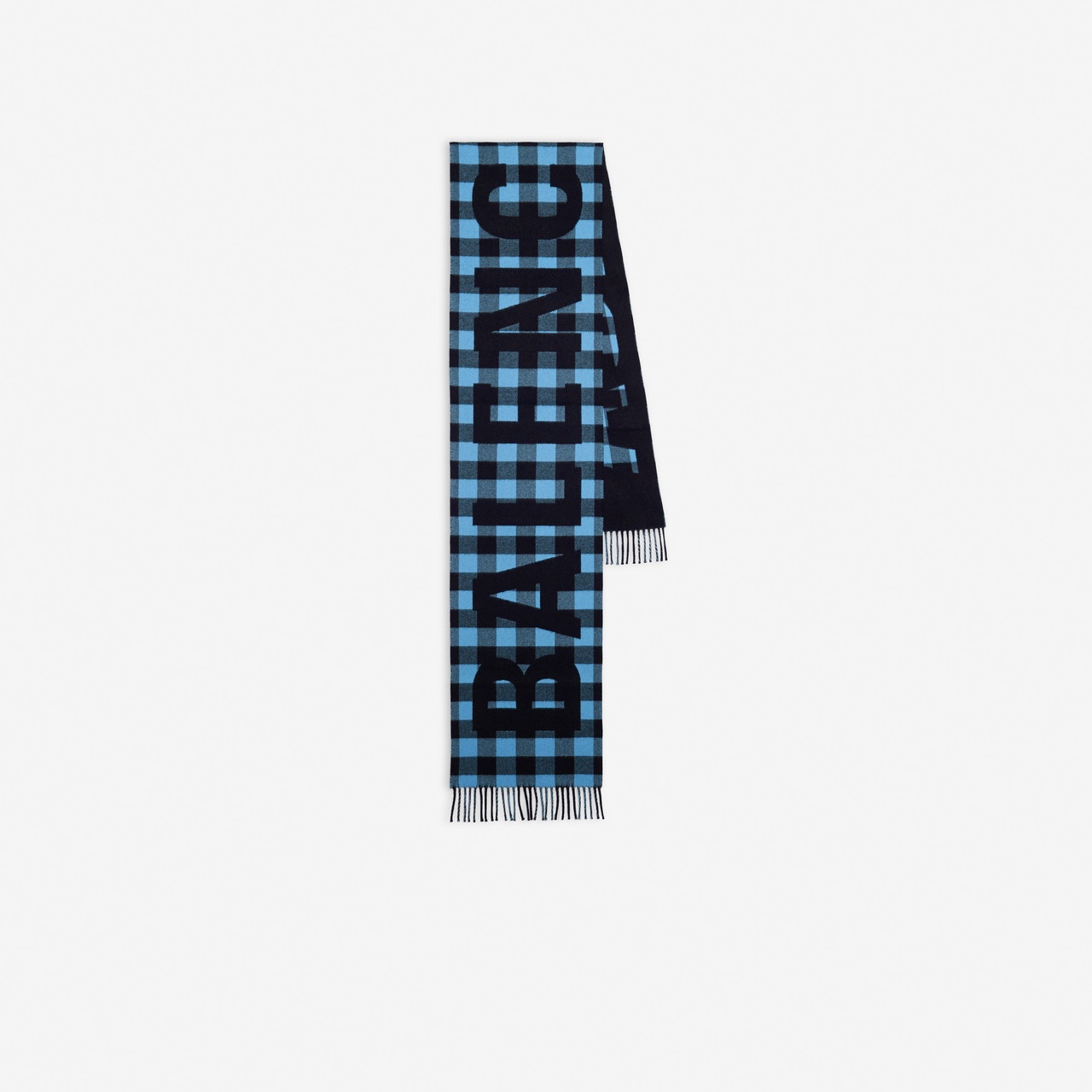 Checked Oversize Scarf - 1