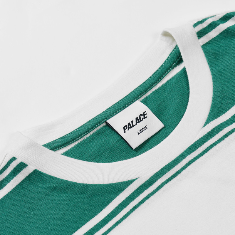 TIDY STRIPE T-SHIRT GREEN 3