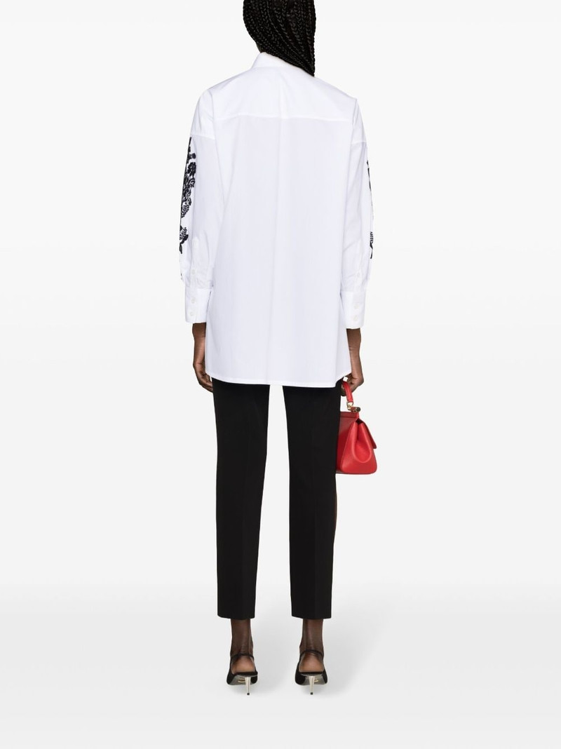 lace-trim cotton shirt 4