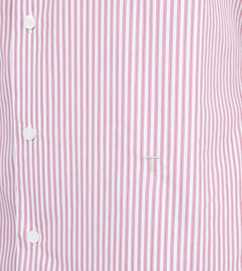 DOUBLE COLLAR SHIRT IN POPLIN - PINK, WHITE 9