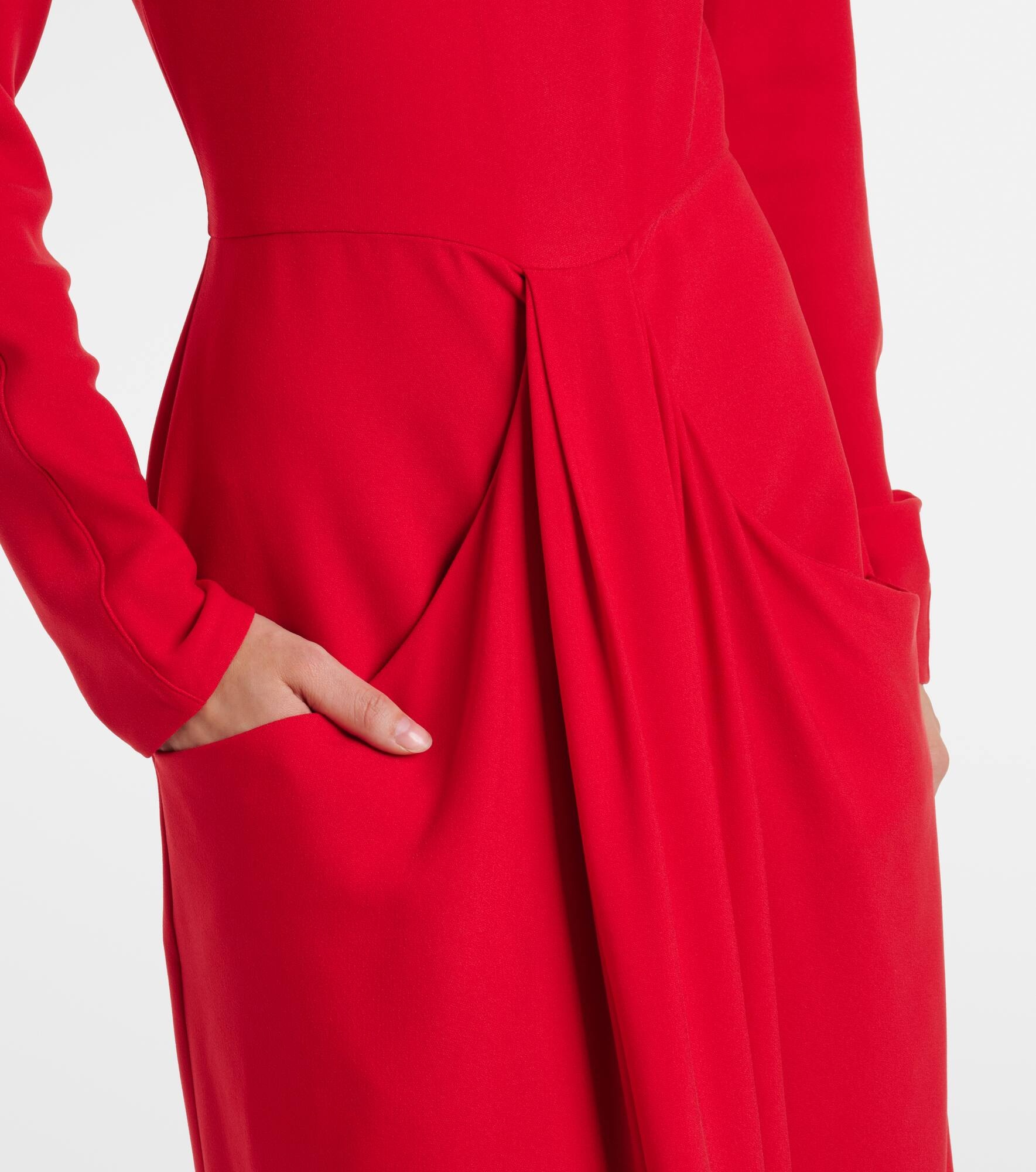 Anselm draped jersey maxi dress - 5