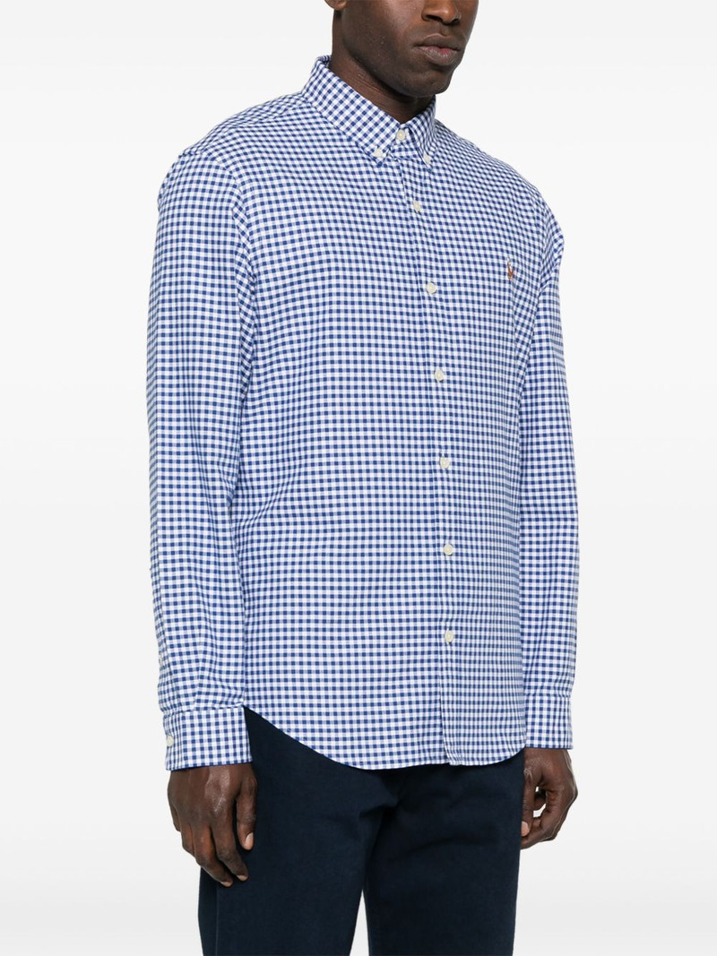 Polo-Pony-embroidery checked shirt 3