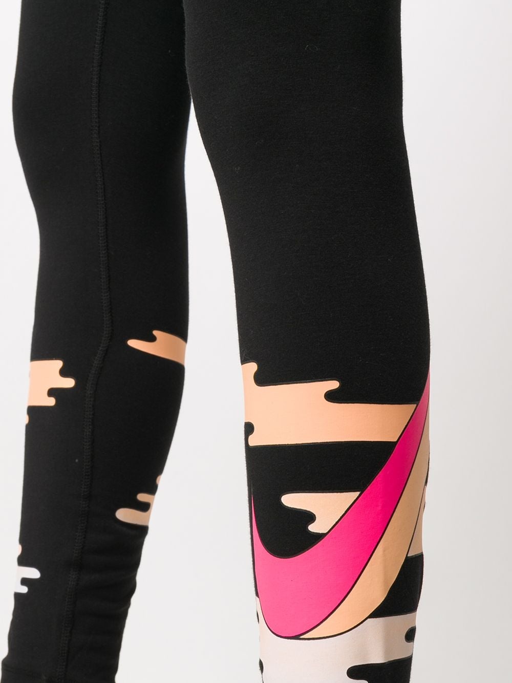 Swoosh print leggings - 5